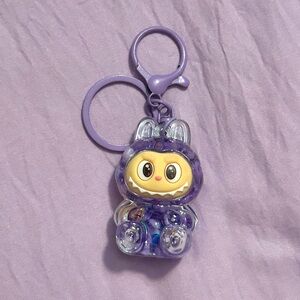 Labubu Liquid Charm Keychain